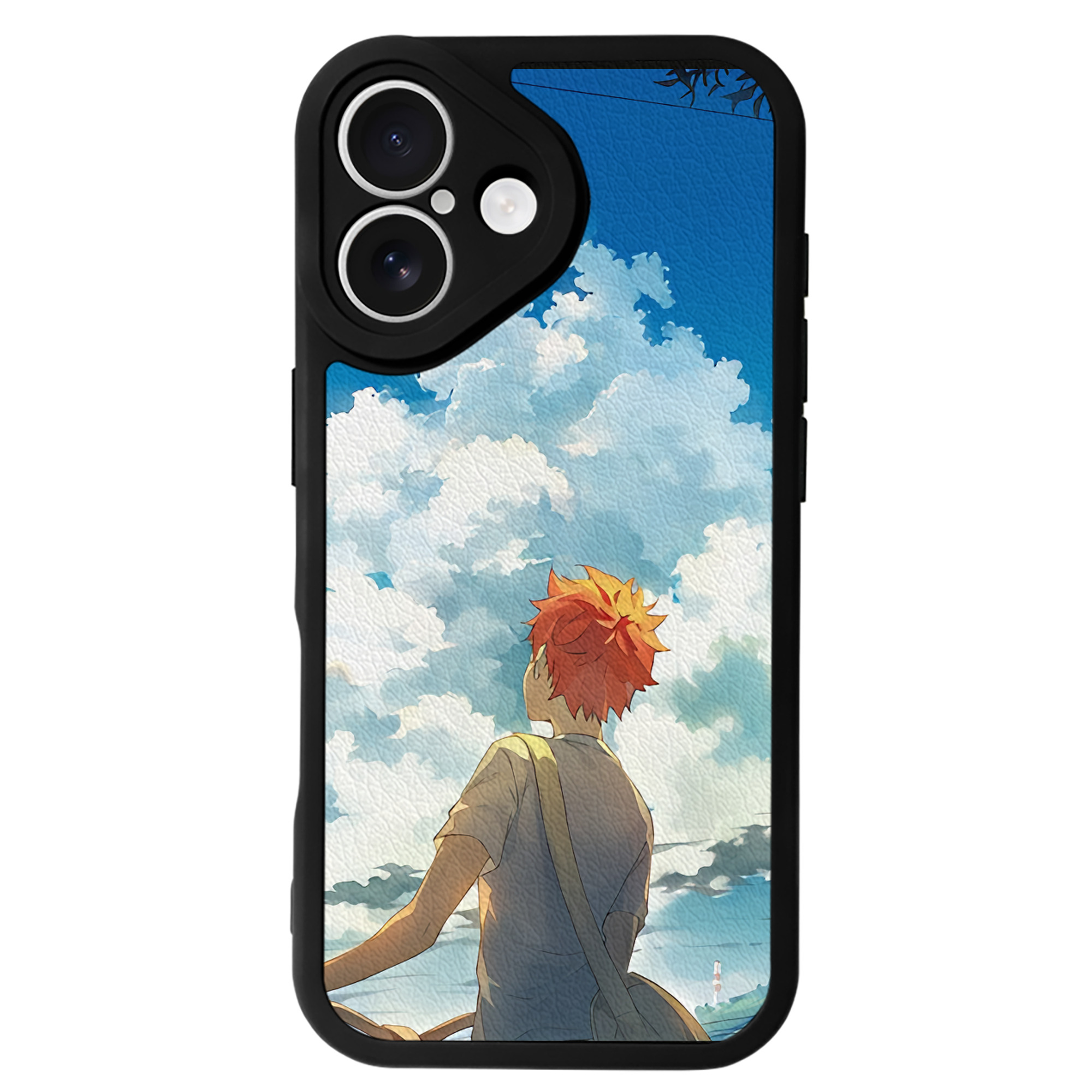 （画像用） ハイキュー!! Haikyu!! 【iPhone 16シリーズ対応】シリコンスマホケース（レザー調） 材質：シリコン